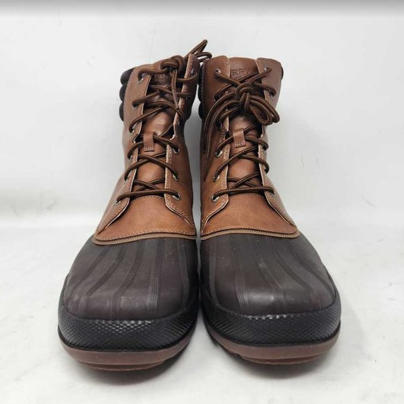 Men's 12W Sperry Cold Bay brown snow winter boots STS19551 12 Wide - Picture 4 of 9